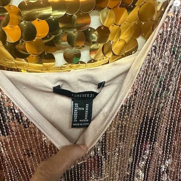 Forever 21 Metallic Sequin Fringe Dress - Picture 5 of 8